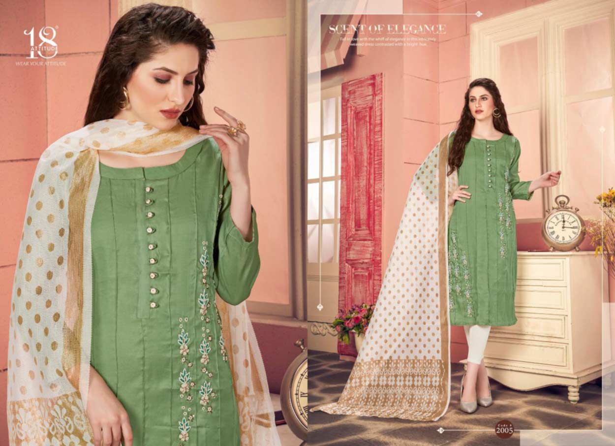 18-Attitude Remi Linen Sartin Wholesale Kurti 18-Attitude Remi Linen Sartin Wholesale Kurti